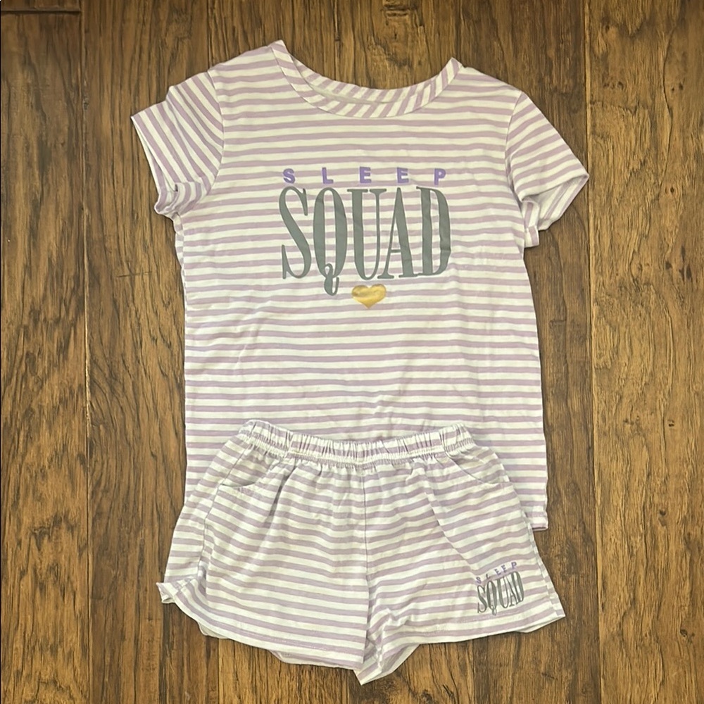 Striped Purple Kids Pajamas
